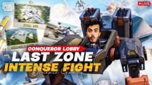 INTENSE FIGHT IN CONQUEROR LOBBY  | PUBG MOBILE | DOREAMON GAMING IS LIVE