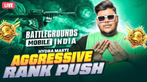 🇮🇳 QUALIFIED FOR BGIS ROUND 3 🐉🧡 | CONQUEROR RANK PUSH | BGMI LIVE | HYDRA MASTIZONE