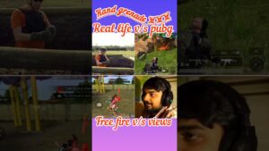 Hand grenade ☠️/Real estate and free fire Vs pubg gaming Msa gaming#ffvspubg #pubg #freefire #ff