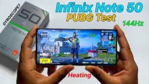 Infinix Note 50 Pubg Test | 144Hz Gaming Review - FPS Test , Heating & Battery Test 🔥