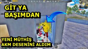 YENİ MÜTHİŞ AKM DESENİNİ ALDIM BATUR  GAME SOLO SQUAD PUBG MOBİLE