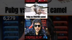 pubg vs freefire camel 😀 #gaming #pubgmobile #bgmi #battleroyalegame #freefire #pubg #triplexop