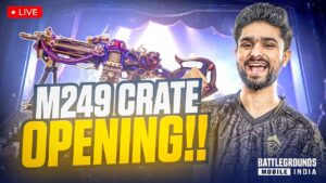 M249 CRATE OPENING | 50 SOLO KILLS TODAY? |  BGMI LIVE